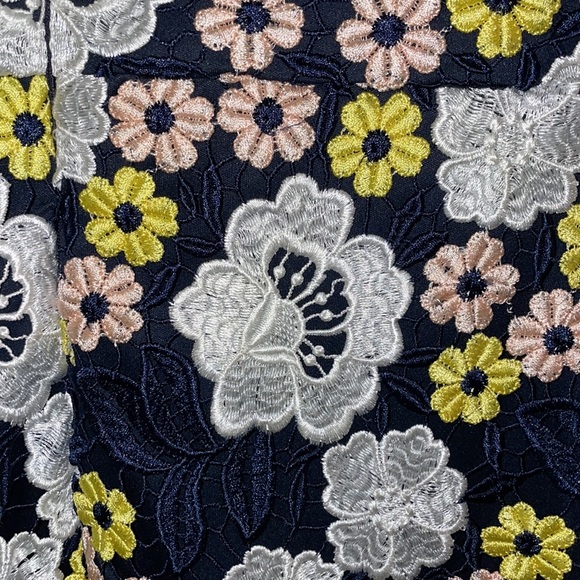 Sleeveless Embroidered Floral Dress - Picture 3 of 4